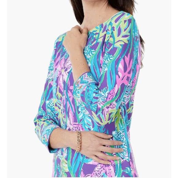 Lilly Pulitzer NWOT Everlynn UPF 50+ Top, Pigment Purple, Size Small, MSRP $138 - Picture 11 of 11